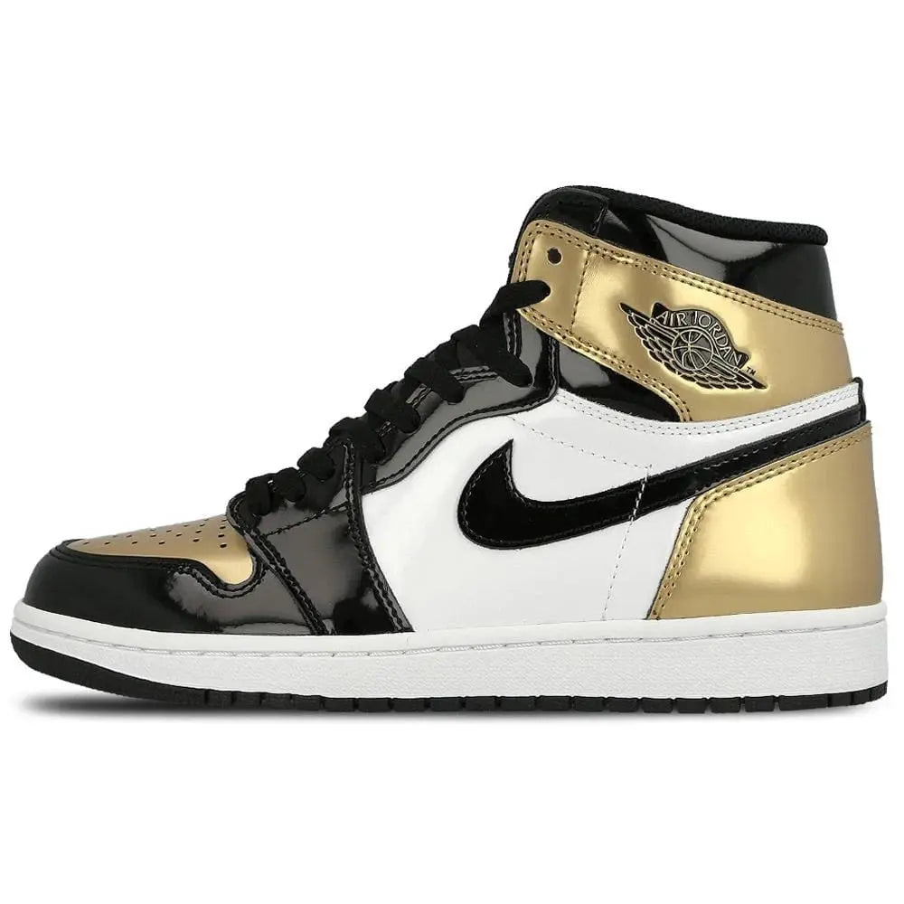 Air Jordan 1 Retro High OG Gold Toe Sneakers Metroutfits