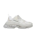 Balenciaga Triple S Women’s White Ash Sneakers Metroutfits