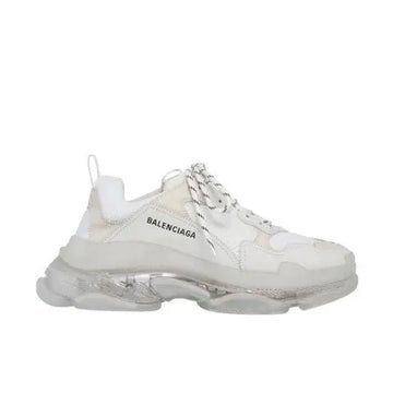 Balenciaga Triple S Women’s White Ash Sneakers Metroutfits
