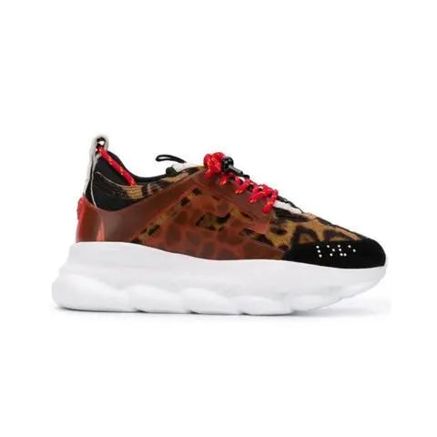 Versace Black Brown Sneakers – New with Tag and Original Box Metroutfits