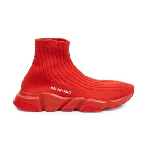Balenciaga Speed Trainer Triple Red Sneakers New with Tag & Box Metroutfits