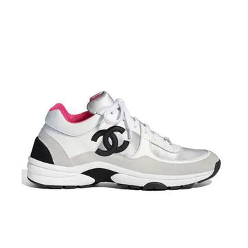 Chanel Women's Sneaker White Ash Metroutfits