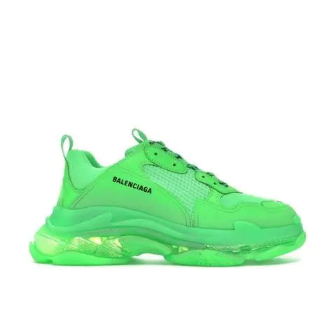 Balenciaga Triple S Green Sneakers – New with Tag and Original Box Metroutfits