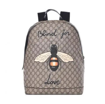 Gucci GG Supreme Monogram Blind For Love Bee Backpack Metroutfits