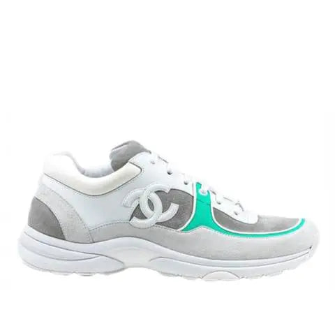 Chanel Sneaker White Ash Sneaker  – New with Tag & Box Metroutfits