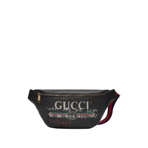 Gucci Coco Captain Logo Black Belt Waist Bag Metroutfits