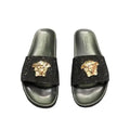Versace Men’s Black Slides – New with Tag & Original Box Metroutfits