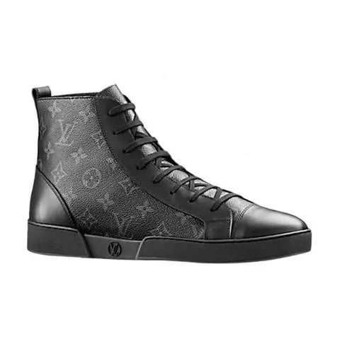 Louis Vuitton Black & Grey Sneaker Men & Women New with Tag and Box Metroutfits