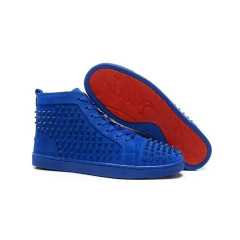 Christian Louboutin Blue Sneakers – New with Tag and Original Box Metroutfits