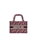 Christian Dior Mini Book Tote Dior Oblique Embroidered Canvas Bag 23 cm New Metroutfits