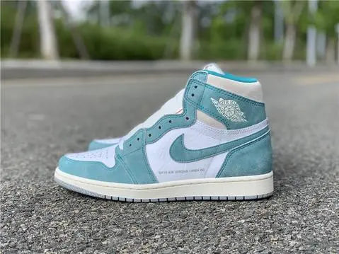 Nike Air Jordan 1 Retro High Turbo Green White Blue Sneaker Metroutfits
