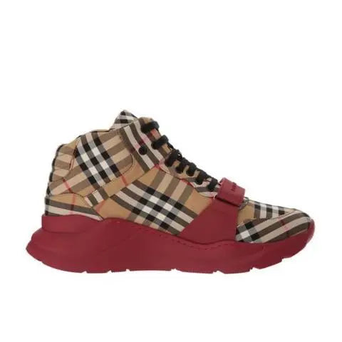 Burberry Red Sneakers – New with Tag and Original Box Metroutfits