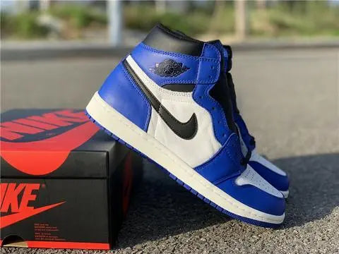 Nike Air Jordan 1 Retro High Game Royal Women’s Blue White Sneakers Metroutfits