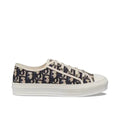 Dior Walk'N'Dior Oblique Navy Canvas Sneakers Metroutfits