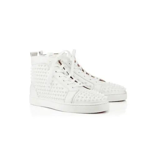 Christian Louboutin White Sneakers – New with Tag and Original Box Metroutfits