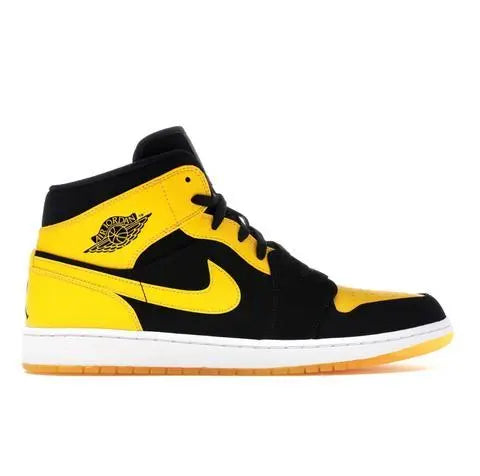 Nike Air Jordan 1 Retro 1 Yellow Black Sneakers Metroutfits