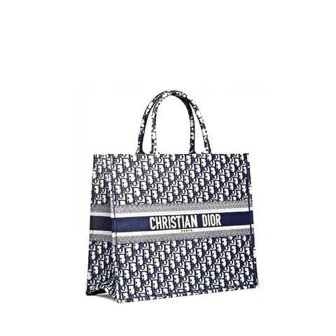 Christian Dior Small Book Tote Canvas Bag 41.5 cm New with Tag Metroutfits