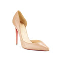 Christian Louboutin Women's Cream Iriza Shiny Nappa Leather Pumps Metroutfits