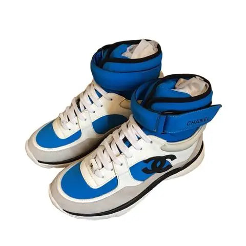 Chanel Sneaker Blue White Ash Women’s Designer Shoes Metroutfits