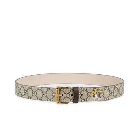 Gucci Canvas Belt Tiger GG Supreme Monogram Metroutfits