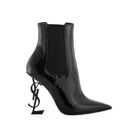 YSL Women's Black Opyum 110 Pump Heels Sandals Metroutfits