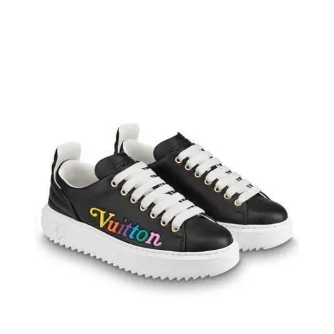 Louis Vuitton Black Sneakers – New with Tag and Box Metroutfits