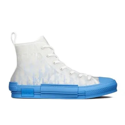 Christian Dior Blue Cream Sneakers Metroutfits