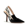 Christian Dior Women's Black J’adior Nude Slingback High Heels Metroutfits