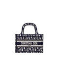 Christian Dior Mini Book Tote Oblique Embroidered Canvas Bag 23 cm New Metroutfits