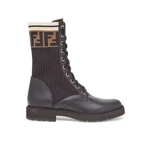 Fendi Women’s Leather Boots New With Tag And Box Metroutfits