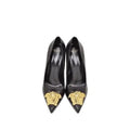 Versace Women's Black Golden Medusa Décolleté Pumps Metroutfits