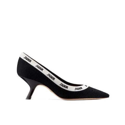 Christian Dior Women's Black J’adior Brodé Embroidered Pumps Metroutfits