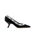 Christian Dior Women's Black J’adior Brodé Embroidered Pumps Metroutfits