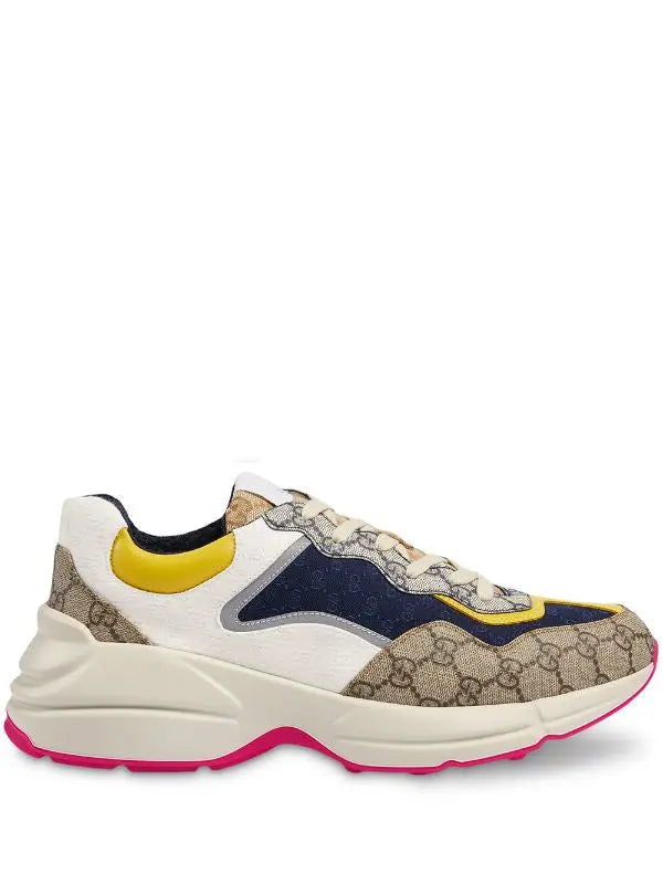 Gucci Rhyton GG Logo Sneakers for Men and Women Metroutfits