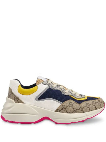 Gucci Rhyton GG Logo Sneakers for Men and Women Metroutfits
