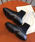 Balenciaga Triple S Air Knit Sock Black Women’s Sneaker Metroutfits