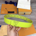 Louis Vuitton Reversible Monogram Volt Leather Belt Metroutfits