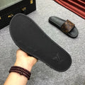 Louis Vuitton Men’s Black Slippers – New with Tag and Box Metroutfits