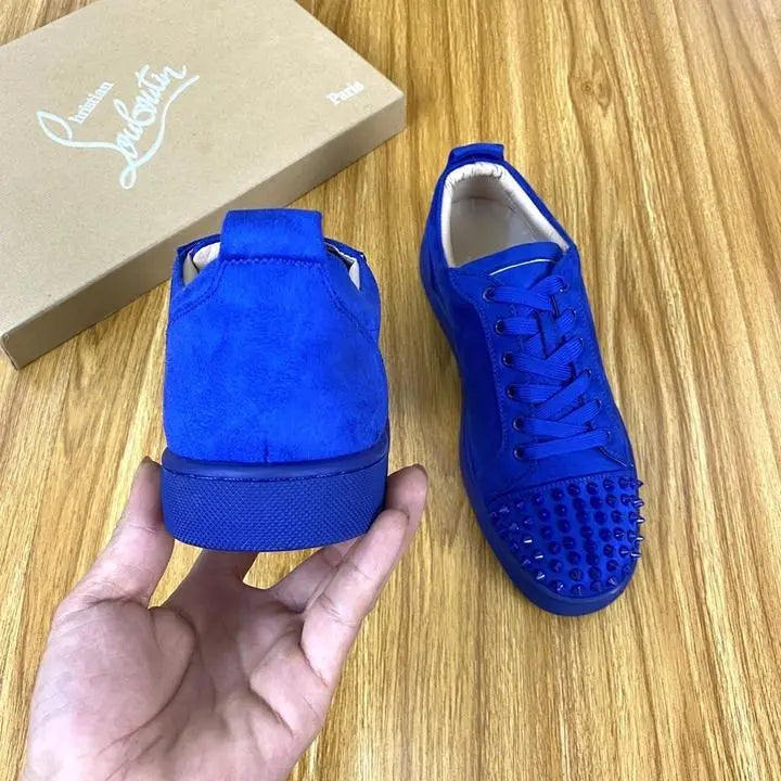 Christian Louboutin Deep Blue Sneakers Metroutfits