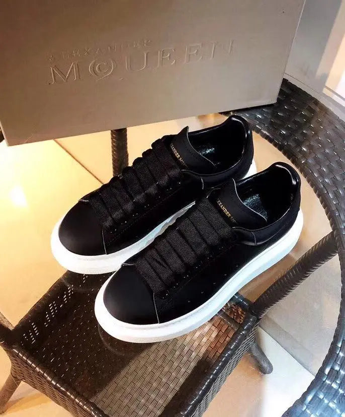 Alexander McQueen Black Oversize Iconic Sneakers Metroutfits