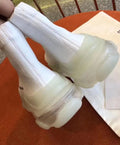 Balenciaga Triple S Air Knit Mid Sock White  Sneaker Metroutfits
