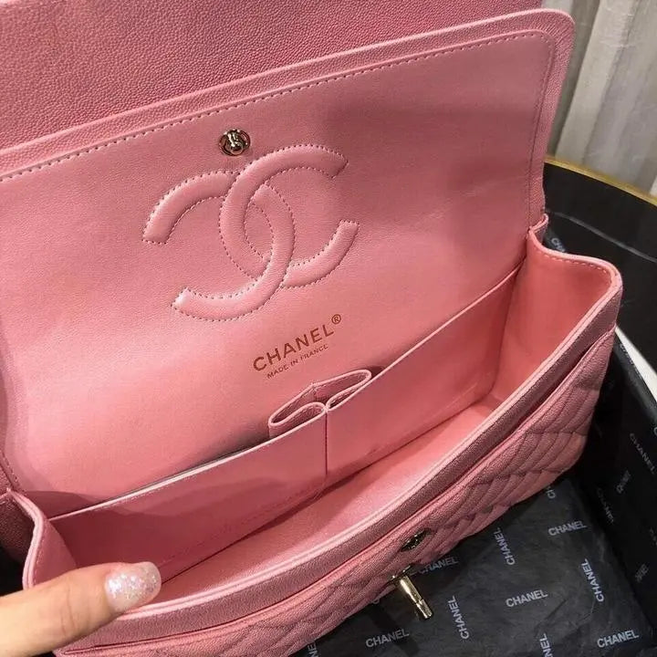 Chanel Caviar Quilted Medium Double Flap Handbag New With Tag Metroutfits