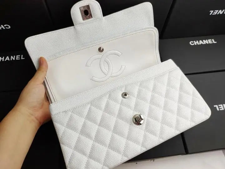 Chanel Caviar Quilted Medium Double Flap Bag New With Tag Metroutfits