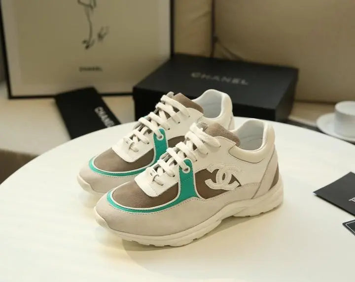 Chanel Sneaker White Ash Sneaker  – New with Tag & Box Metroutfits