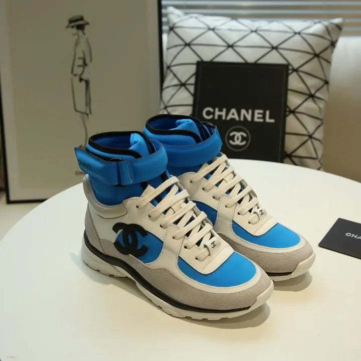Chanel Sneaker Blue White Ash Women’s Designer Shoes Metroutfits