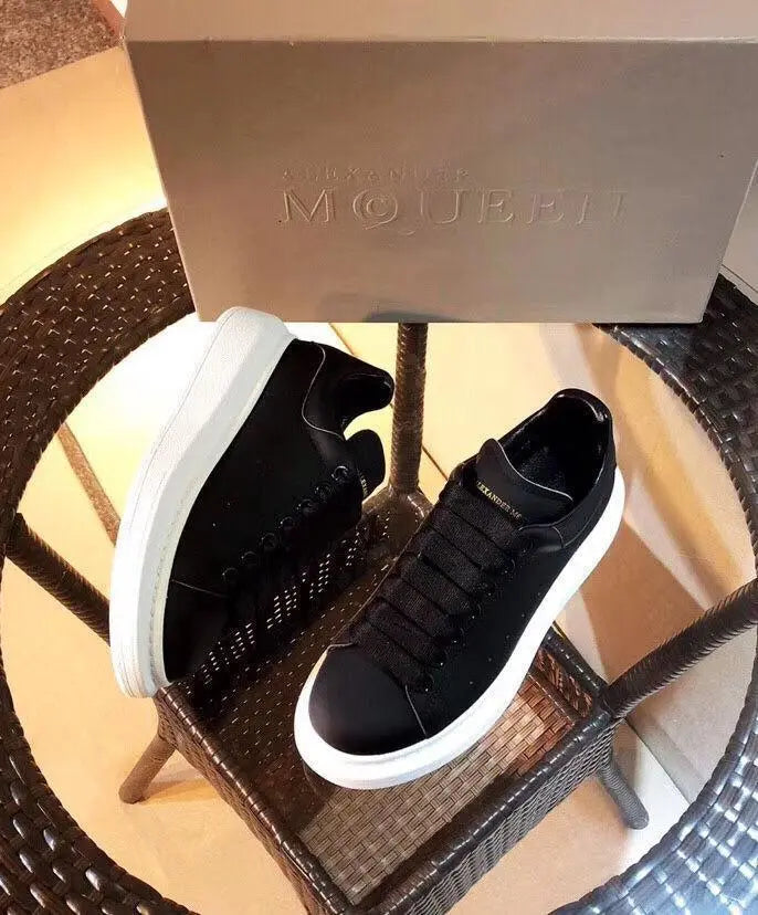 Alexander McQueen Black Oversize Iconic Sneakers Metroutfits