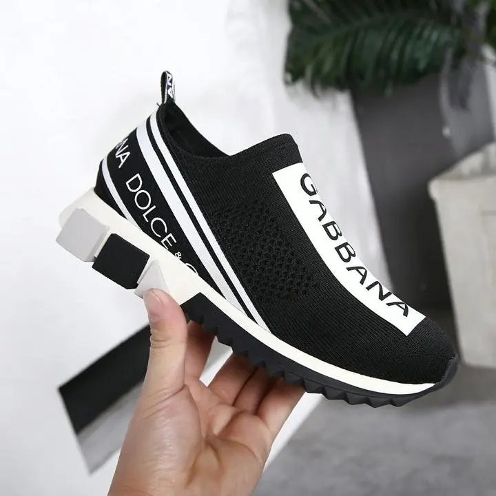 Dolce & Gabbana Black Sneakers – New with Tag and Original Box Metroutfits