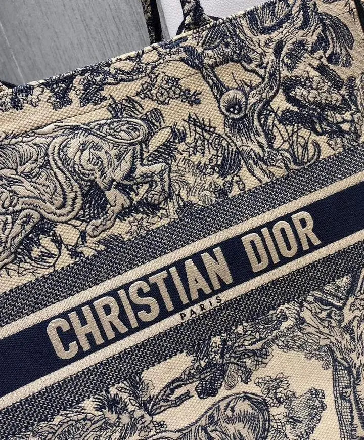 Christian Dior Book Tote Canvas Bag 41.5 cm New with Tag Metroutfits
