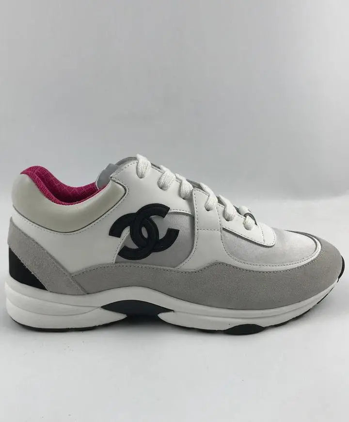 Chanel Women's Sneaker White Ash Metroutfits