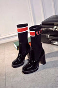 New Louis Vuitton Flat Ranger Brown Women’s Boots With Tag Metroutfits